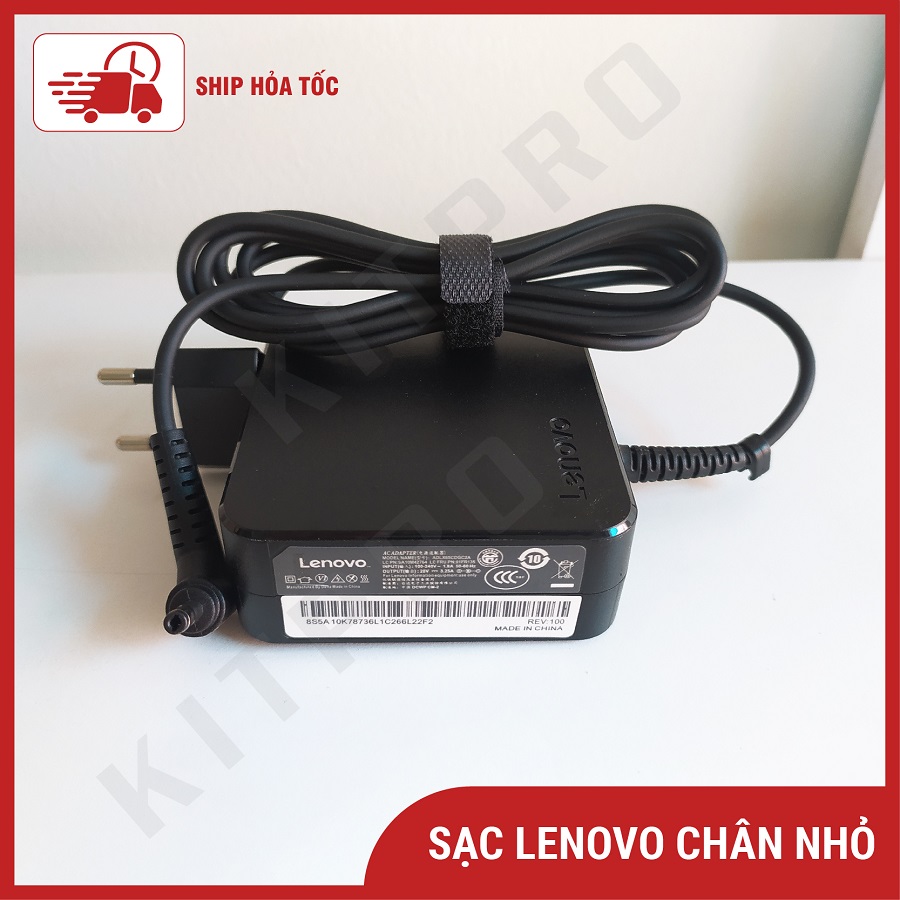 Sạc laptop lenovo chân nhỏ 20v 3.25a dây sạc lenovo ideapad 100 710s 320s thinkpad yoga đầu nhỏ ship hỏa tốc kitpro