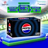Thùng 24 Chai Nước Ngọt Giải Khát Có Gaz Pepsi Không Calo, Không Đường (390ml /chai)