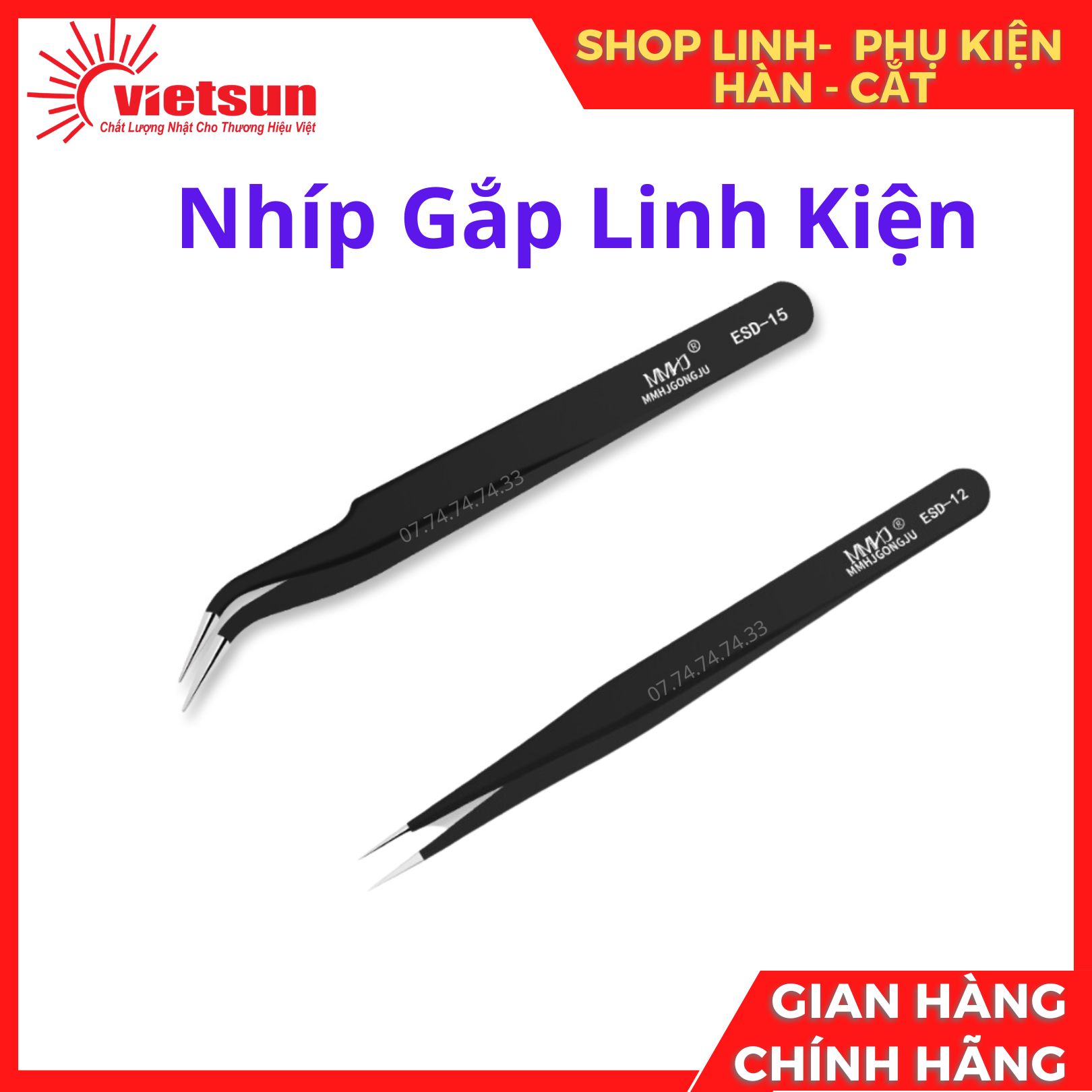 Nhíp gắp linh kiện