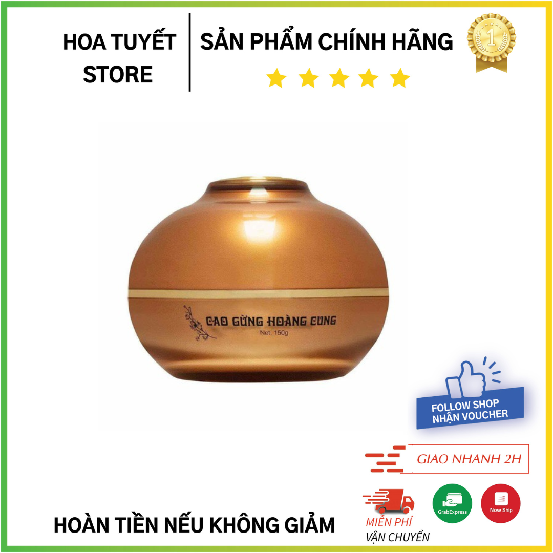 Cao Gừng Hoàng Cung Hàng Chính Hãng Giúp Giảm Mỡ Bụng, Mỡ Đùi Hiệu Quả An Toàn Cho Người Dùng