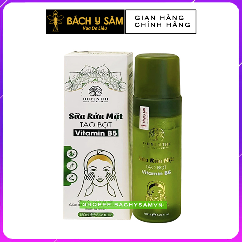 Sữa rửa mặt tạo bọt bách y sâm - bạch linh