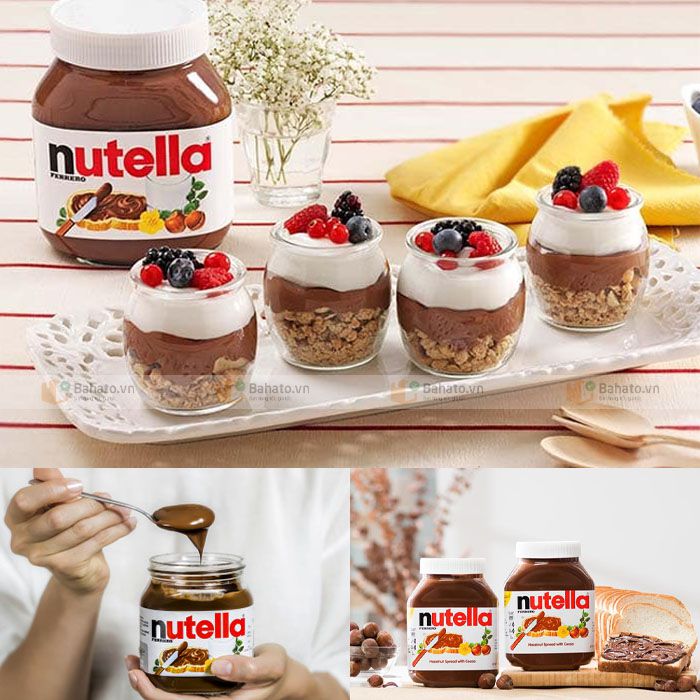 Bơ hạt phỉ phết cacao nutella hiệu ferrero