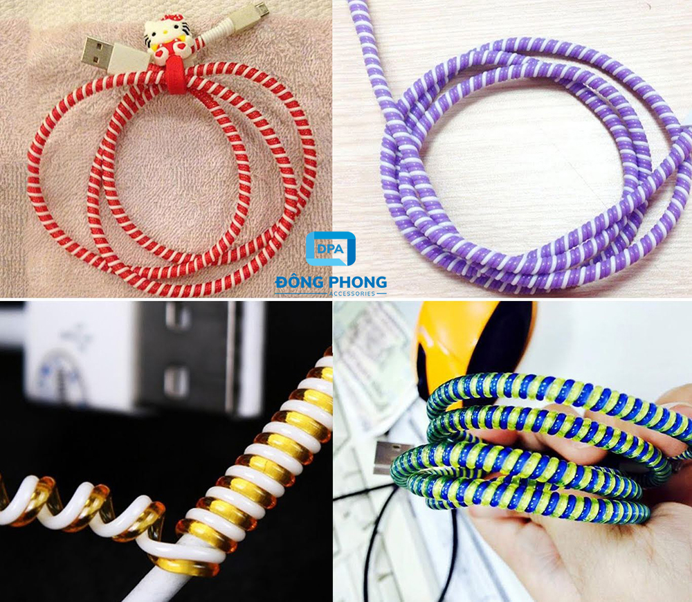 Combo 10 Dây Quấn Bảo Vệ Cáp, Tai Nghe