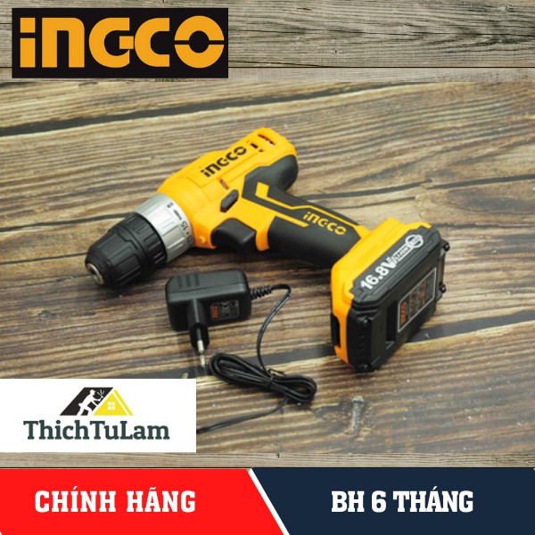 Máy khoan dùng pin 16.8v không có búa ingco cdli1611