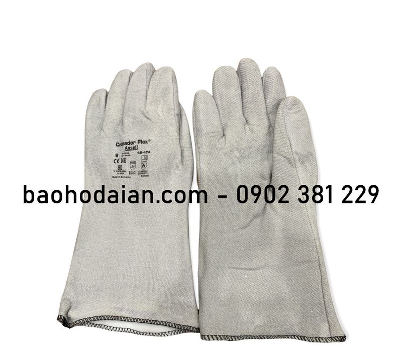 Găng tay chịu nhiệt Ansell 42-474 - xám
