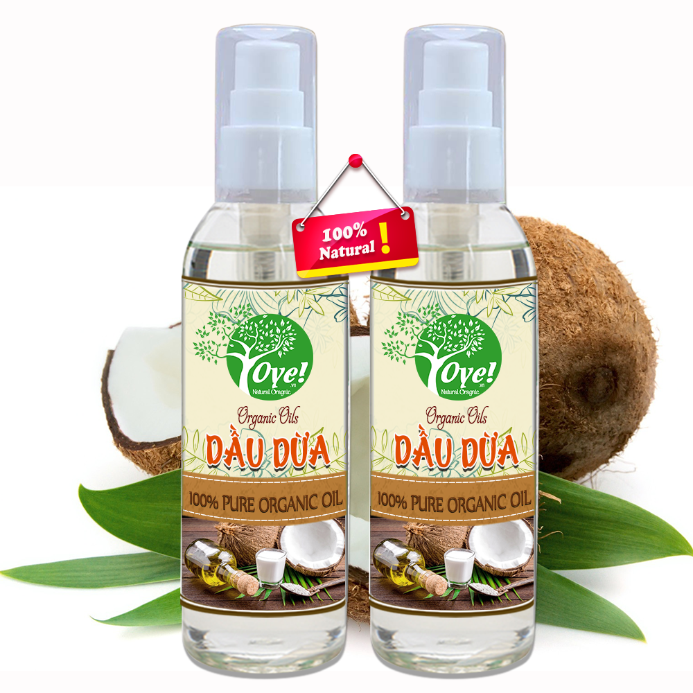 Dầu Dừa Nguyên Chất 100ml, Dưỡng Da, Chăm Sóc Tóc - OYE