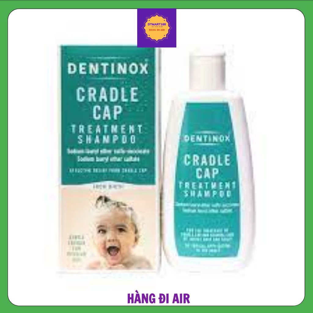 Dầu Gội Trị Cứt Trâu, Dầu Gội Trị Viêm Da Tiết Bã Dentinox Cho Bé (Hàng Air Anh)