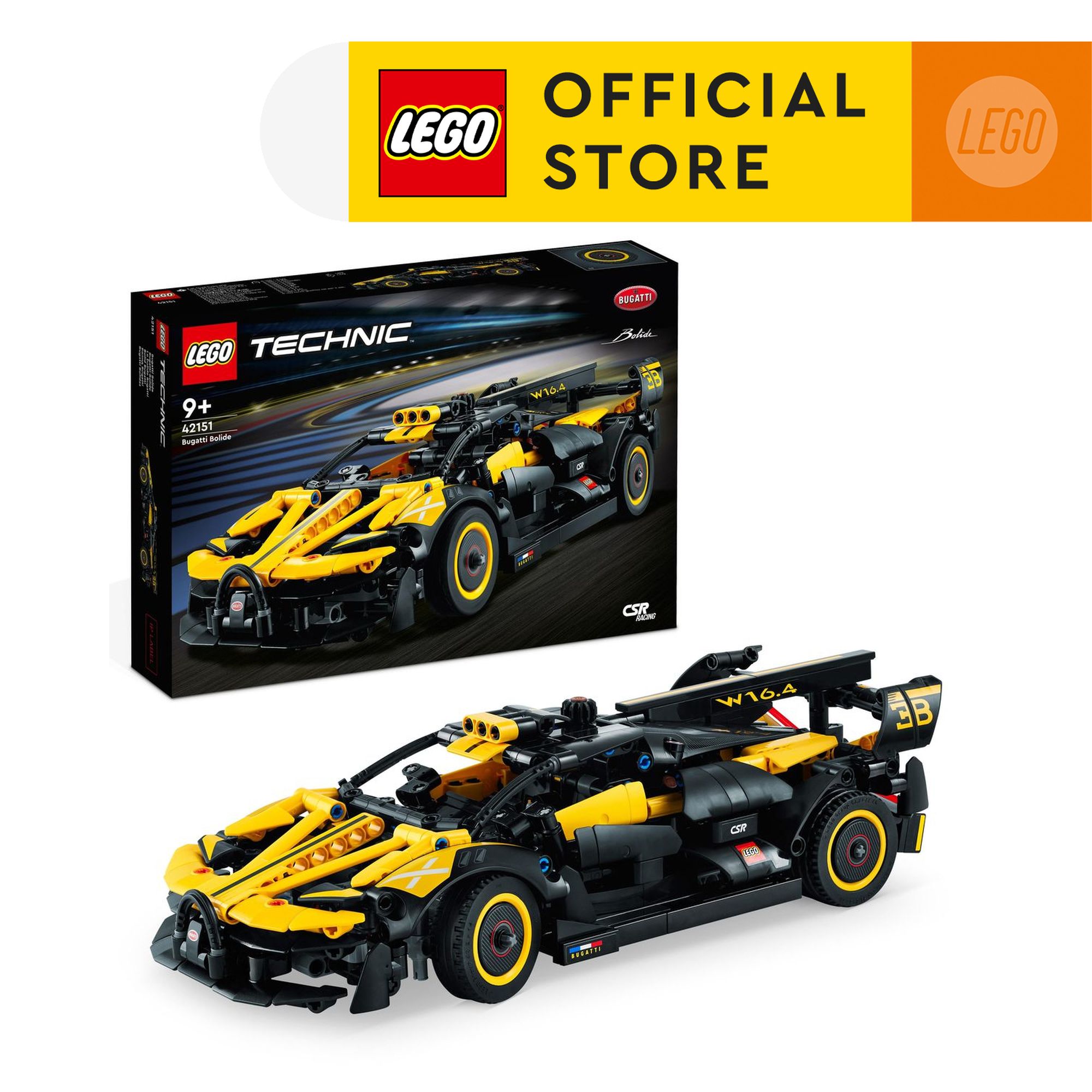 Lego technic 42151 đồ chơi lắp ráp siêu xe bugatti bolide