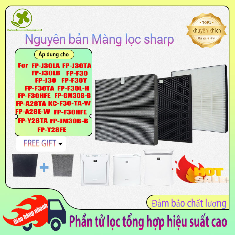 🔥 nguyên bản 🔥 màng lọc không khí sharp fp-j30ta、fp-j30la、fp-j30lb、fp-j30、fp-f30、fp-f30y、fp-f30ta、fp-f30hfe、fp-f30l-h、fp-gm30b-b、fp-jm30b-b、fu-a28ta、fu-a28e-w、fu-y28ta、fz-f30hfe、fz-y28fe、kc-f30-ta-w air purifier filter