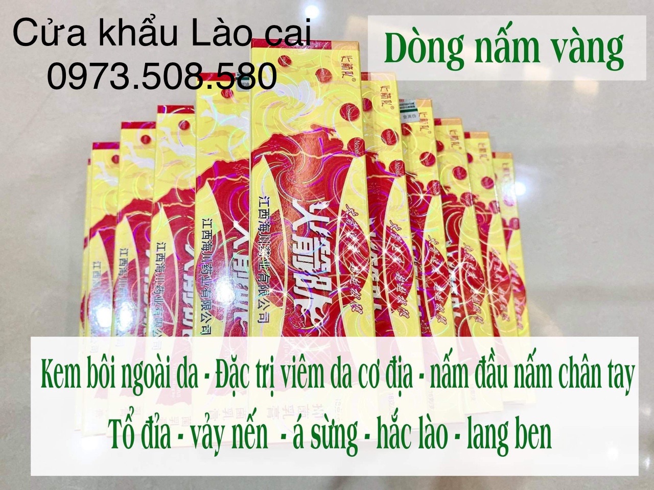 Kem bôi da nấm ngứa ghẻ nước hắc Lào lang ben Á sừng từ thảo dược thiên nhiên