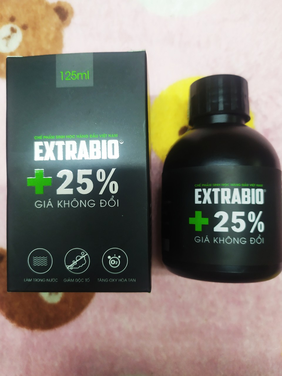 Men Vi Sinh Extra Bio 125ml cao cấp cho cá cảnh.