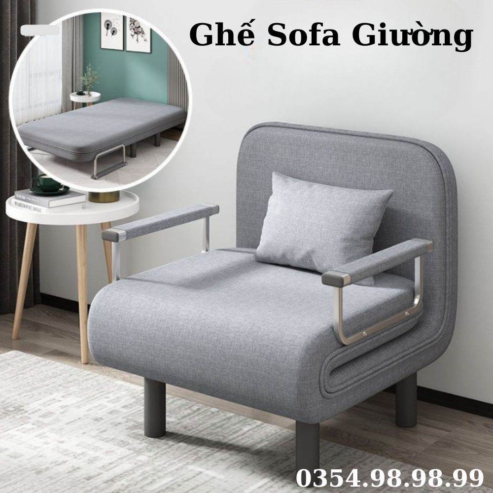 Ghế sofa giường gấp gọn , ghế sofa lười 2 trong 1 gấp gọn siêu tiện lợi