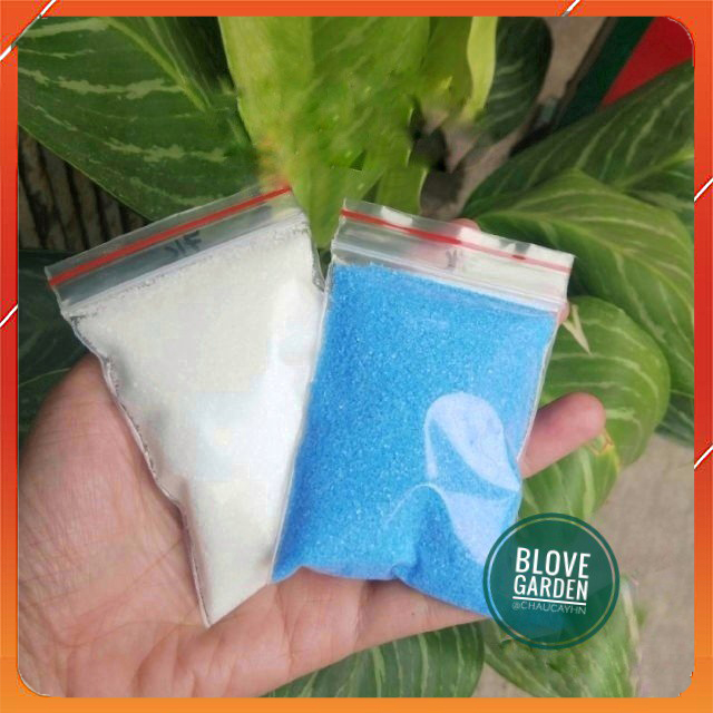 Cát màu trắng Gói 30g dùng để trang trí tiểu cảnh, sân vườn, Cát màu trang trí tiểu cảnh có ánh kim