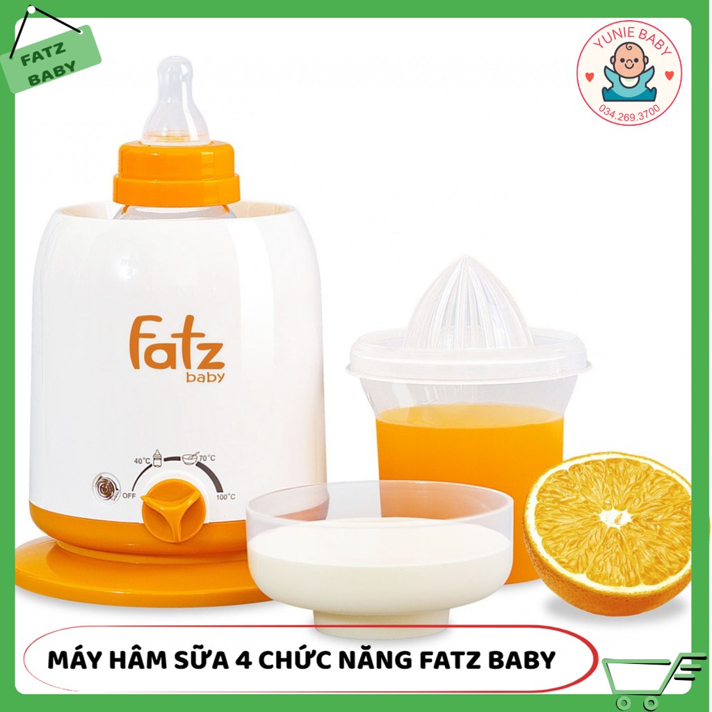 Máy hâm nóng sữa và thức ăn 4 chức năng Fatzbaby FB3002SL