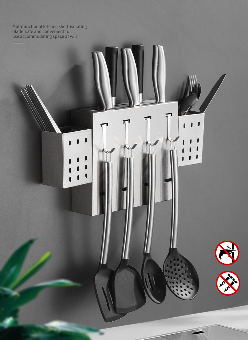 Kệ để dao đũa thìa dán tường - Kệ để dao đũa