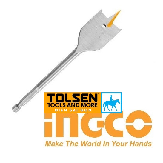 Mũi khoan gỗ đầu dẹp 10mm dài 152mm ingco tolsen dbw2211001