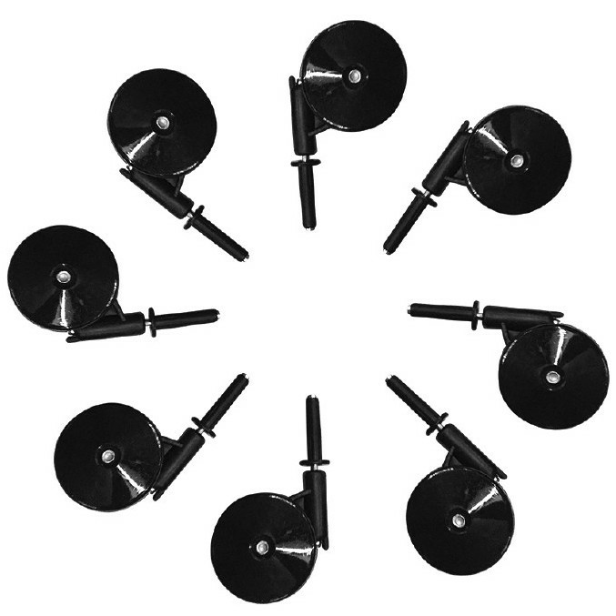 Combo 8 bánh xe thay thế xe tập đi nhựa Chợ Lớn(bộ 8 bánh)