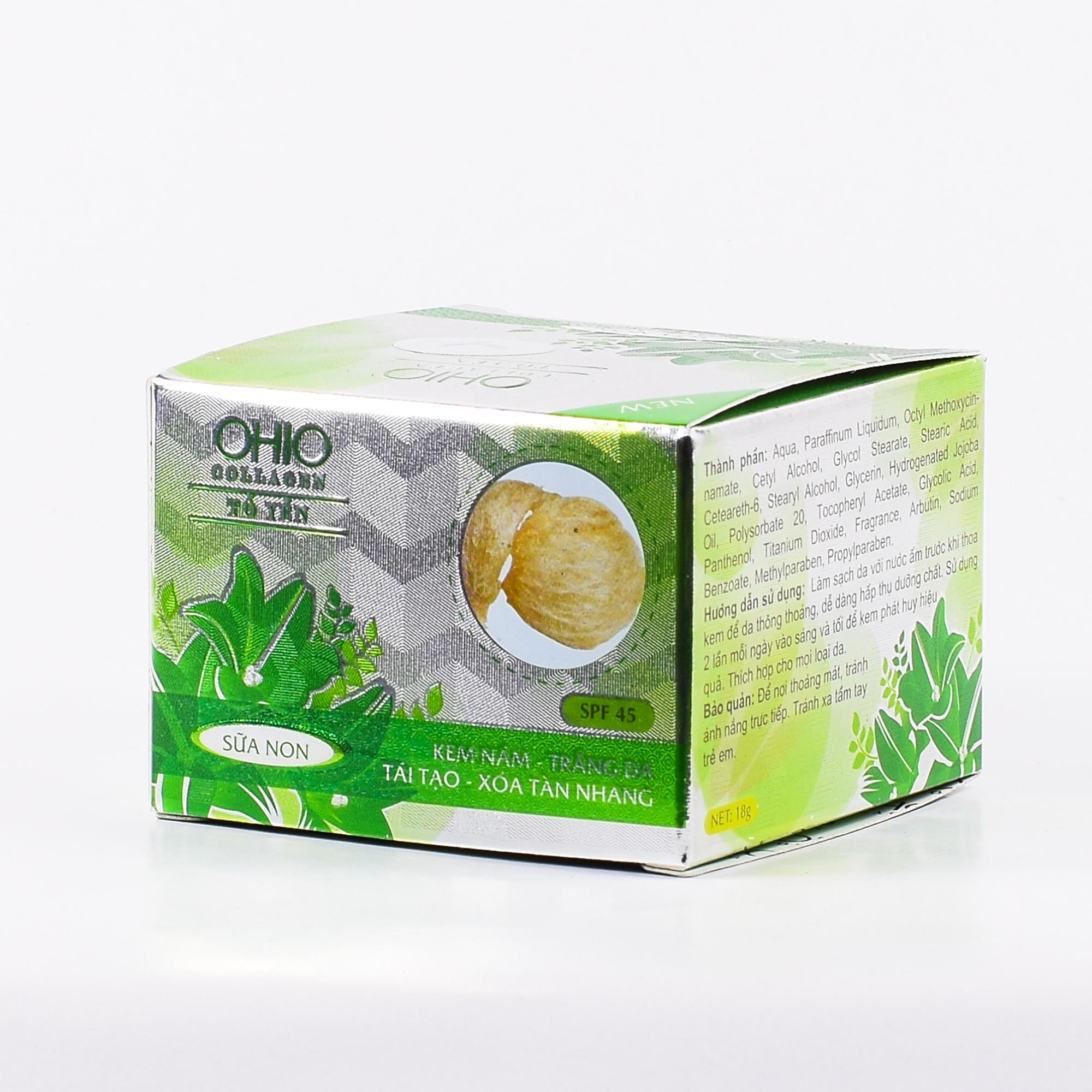 [HCM]Kem nám- Trắng da- Tái tạo- Xóa tàn nhang- Sữa non- Tổ yến 18(g)- Mặt Nạ Mắt COLLAGEN CRYSTAL EYELID PATCH - Dưỡng Da Thâm Vùng Mắt - Xinh Xinh