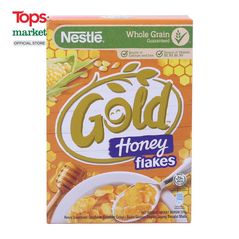 Bánh Ăn Sáng Nestle Honey Gold Flakes 220G - Siêu Thị Tops Market