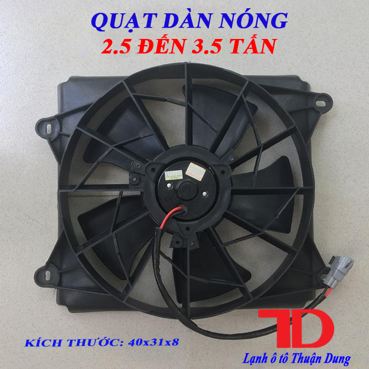 Quạt dàn nóng dành cho xe Hyundai 2.5-3.5 tấn - Vật Tư Điện Lạnh Ô Tô Thuận Dung