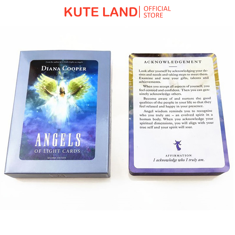 Bộ Bài Oracle Angel Of Life Oracle Tặng Đá Thanh Tẩy