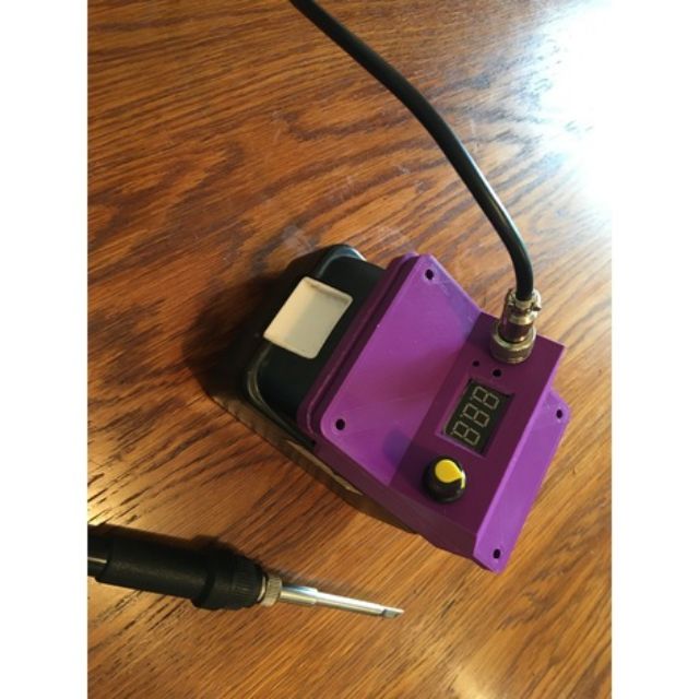 Vỏ nhựa trạm hàn hakko t12 dùng pin makita 18v in 3d đặc 30%