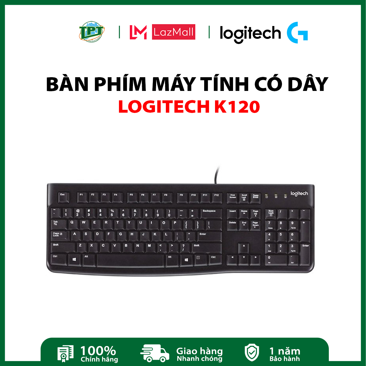 Bàn phím logitech k120