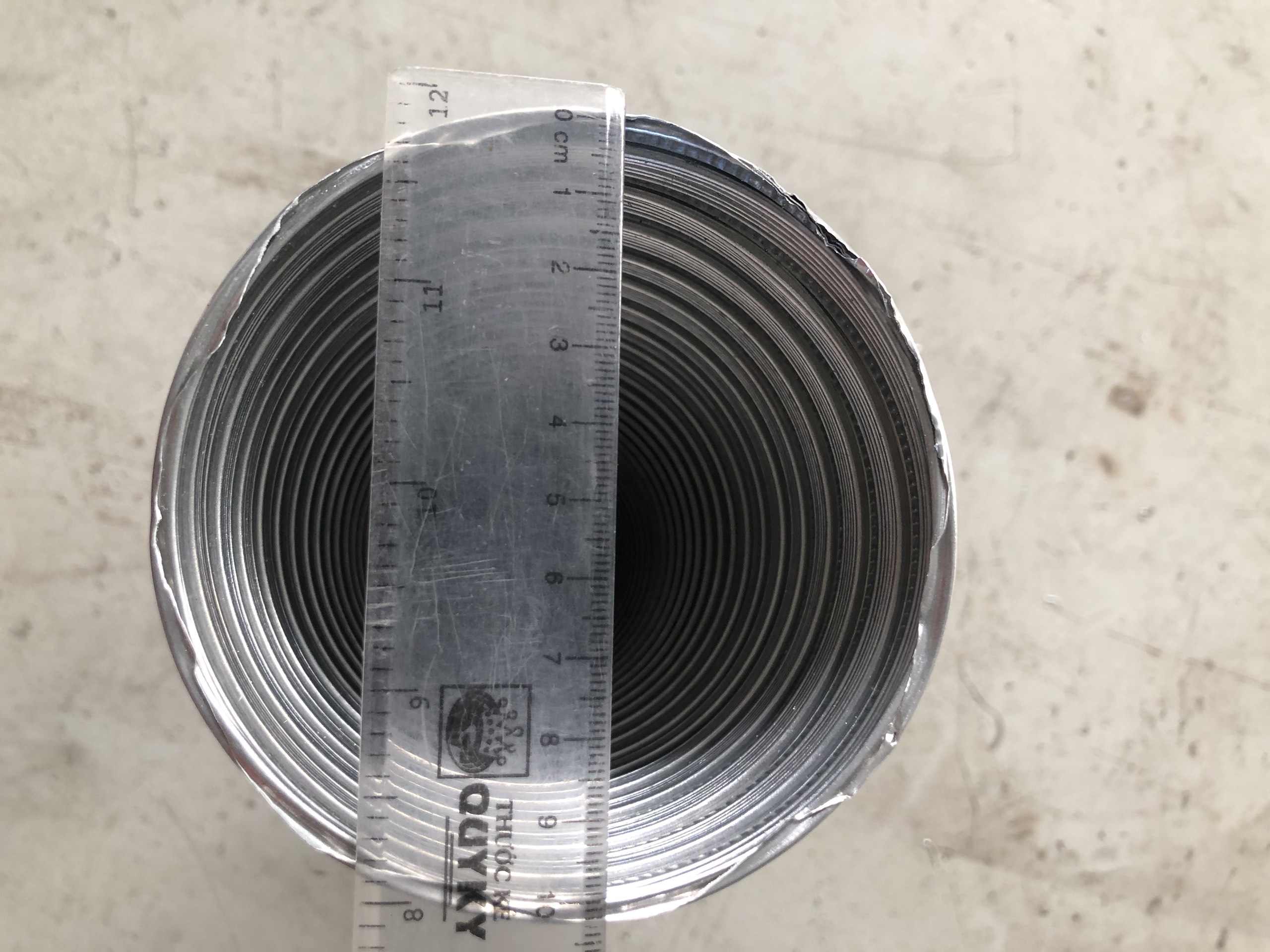 ỐNG NHÔM NHÚN ĐỊNH HÌNH PHI 100 - DÀI 2M