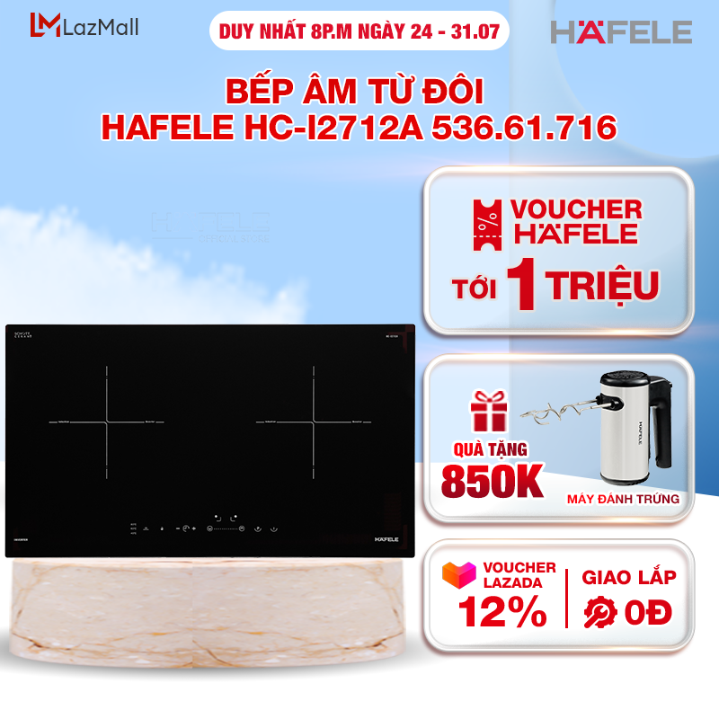 Bếp âm từ đôi hafele hc-i2712a
