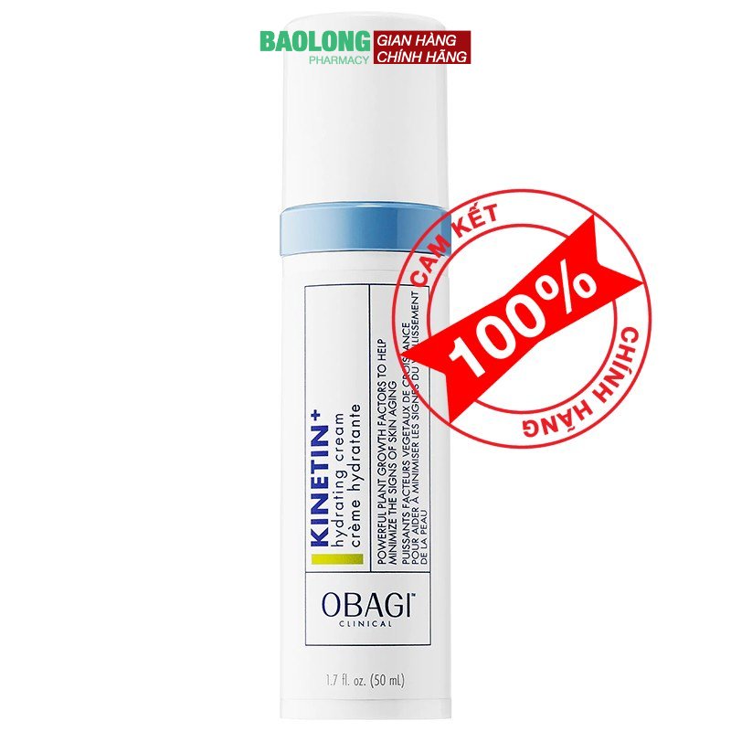Kem dưỡng phục hồi làm dịu da OBAGl CLINICAL Kinetin+ Hydrating Cream 50ml Chính hãng