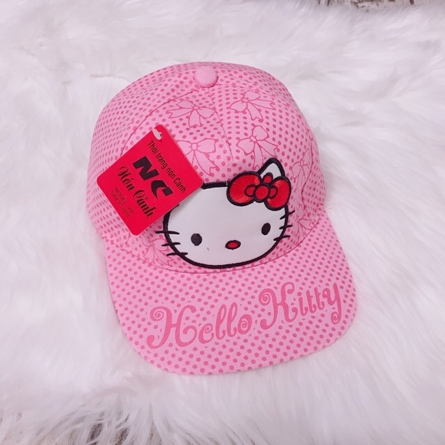 Nón hello kitty màu Hồng cho bé gái