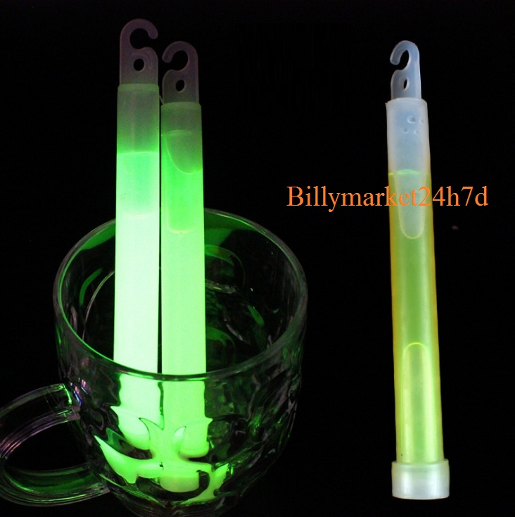 Que phát sáng Glory, phát sáng trong bóng tối, que dài 15cm (Màu Xanh) (1 que)