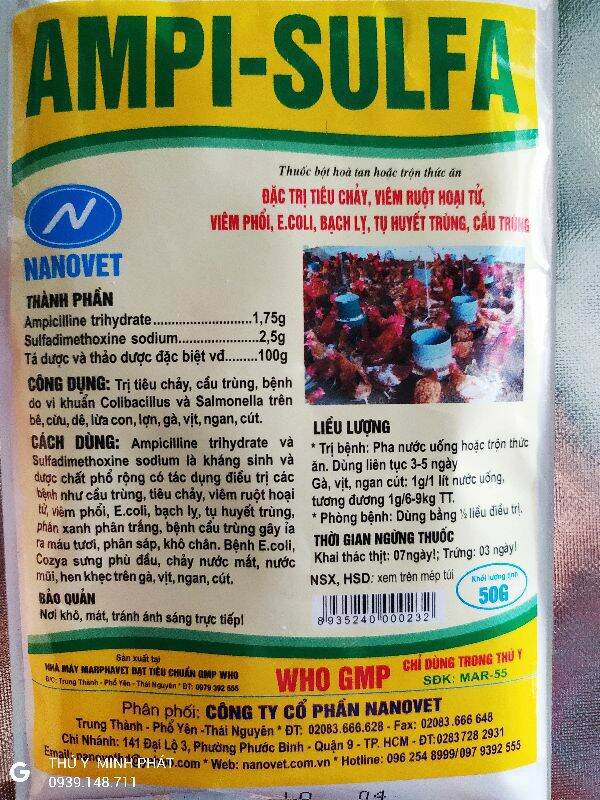 AMPI SULFA gói 50gr