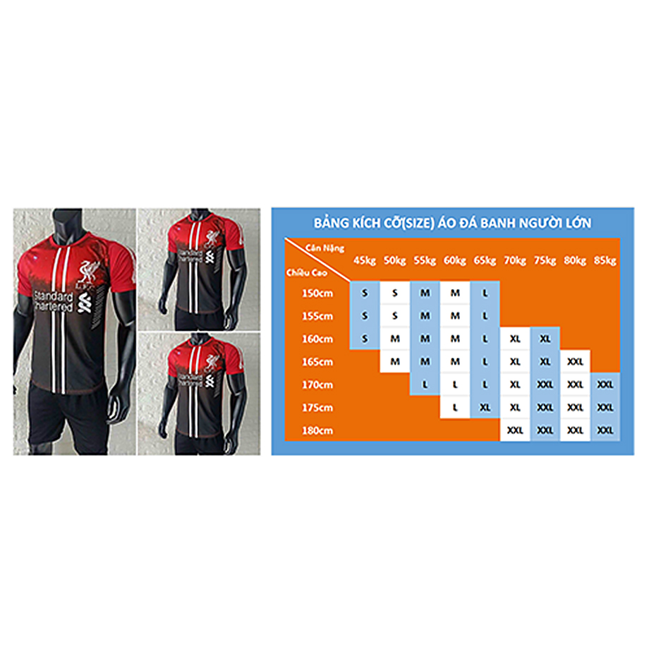 [HCM][Video Thật]Bộ Quần Áo Bóng Đá Độc Lạ Đẹp - CLB Liverpool Galaxy