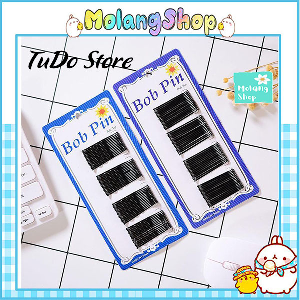 Vỉ kẹp tăm bob pin, ghim tăm kẹp tóc tiện lợi cho nữ p02