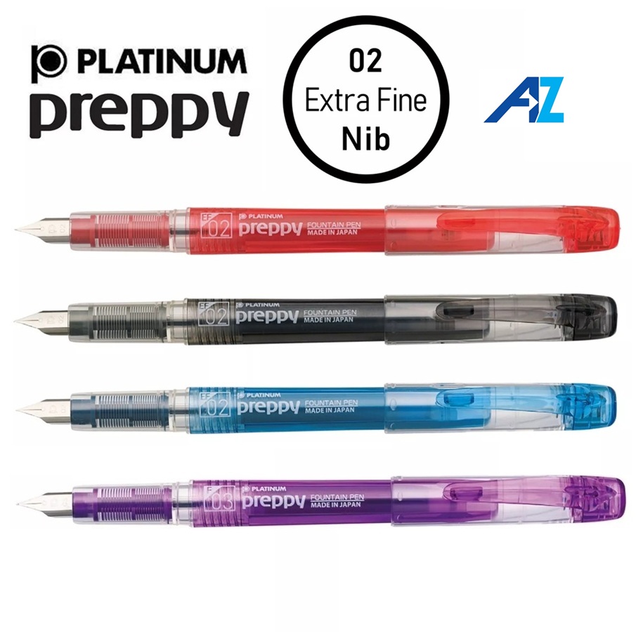Bút máy học sinh Nhật Bản Preppy Platinum nét mảnh cỡ 02