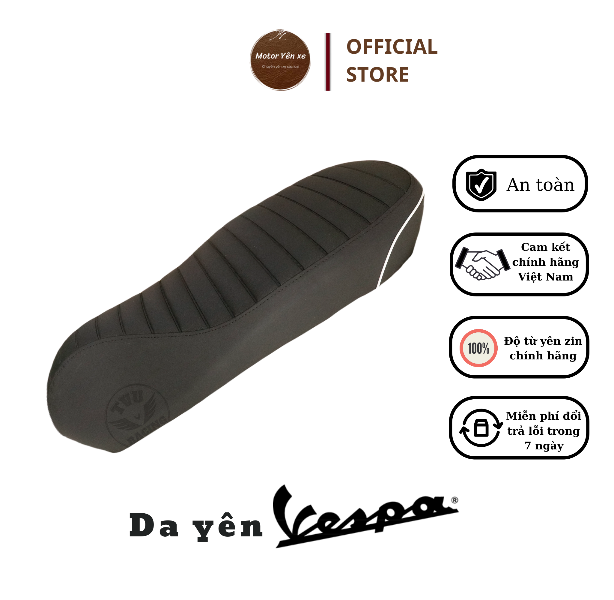 Da yên xe Vespa dòng Sprint, Primavera viền cao cấp