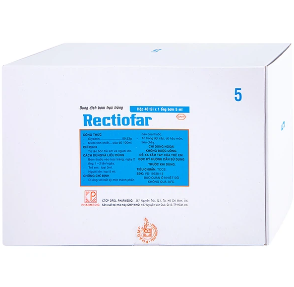 Bơm Trực Tràng - Rectiofar 5ml