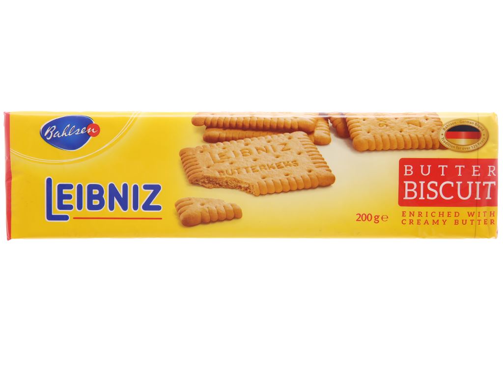 Bánh Leibniz gói 200g bơ ít đường  06002