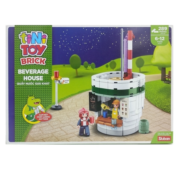 Đồ Chơi Lắp Ráp Quầy Nước Giải Khát Tinitoy YY741951 KILO (289 Mảnh Ghép)