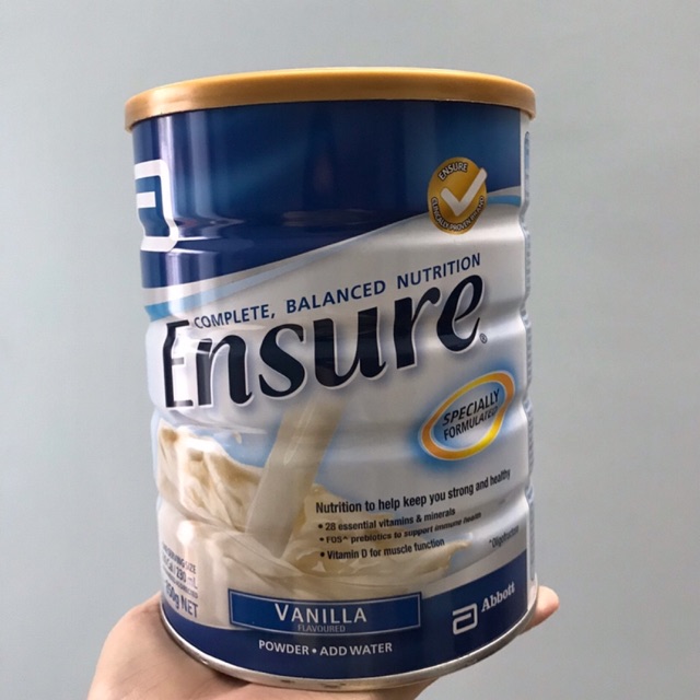 Sữa ensure úc 850g date 7/2023