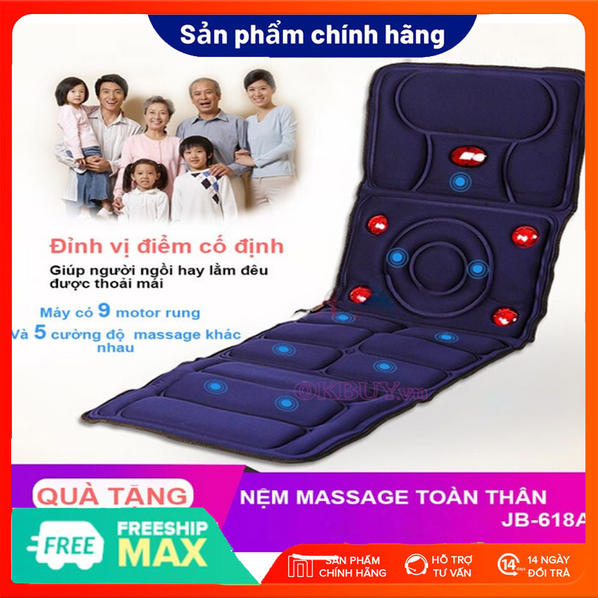 Nệm massage toàn thân elip - ghế mát xa đa năng toàn thân giảm stess-ghế massage japan,đệm massage cho ô tô,nệm massage | nệm mát xa toàn thân cao cấp chính hãng thư giãn xua tan mọi cơn đau