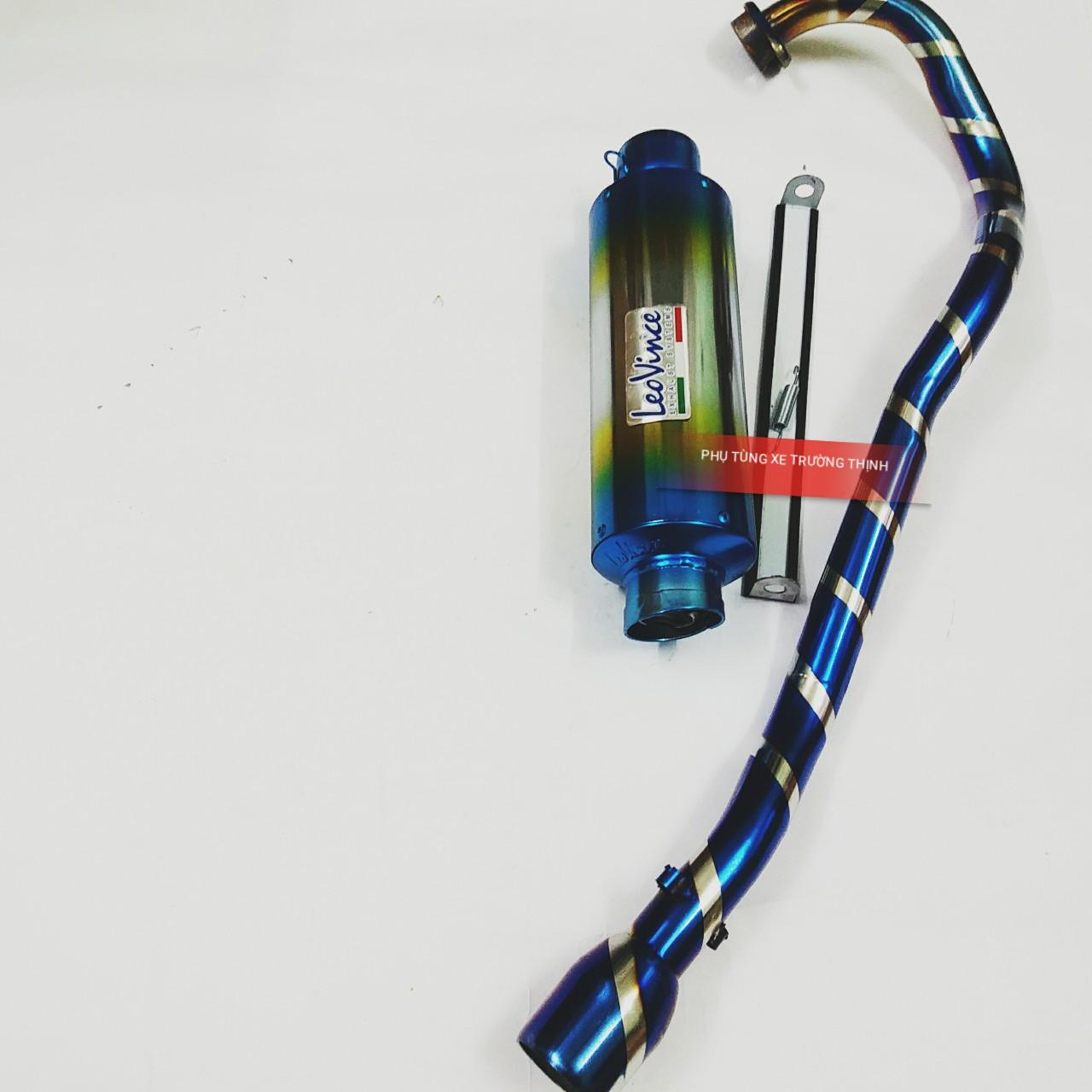 Lon Pô LeoVince tian - Full cổ pô titan dành cho Exciter, Winner, Sonic, satria, Raider fi, Wave, Sirius, Dream, Cup....