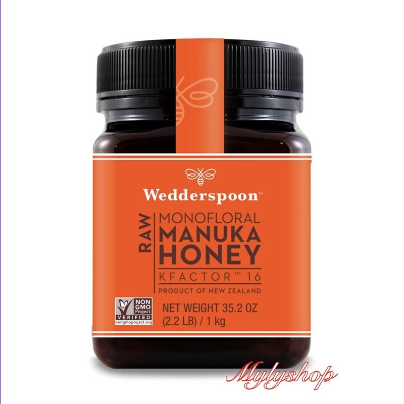 Mật ong MANUKA Wedderspoon MonoFloral Kfactor-16 Honey 250g