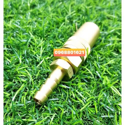 Vòi xịt rửa xe thau đuôi chuột có chỉnh 8ly