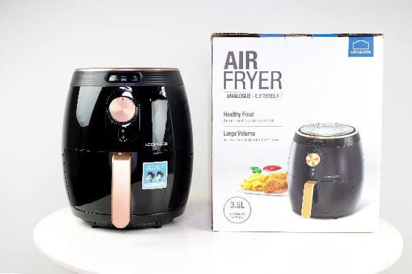Nồi chiên không dầu lock&lock eco fryer ejf368blk 3.5l 1500w
