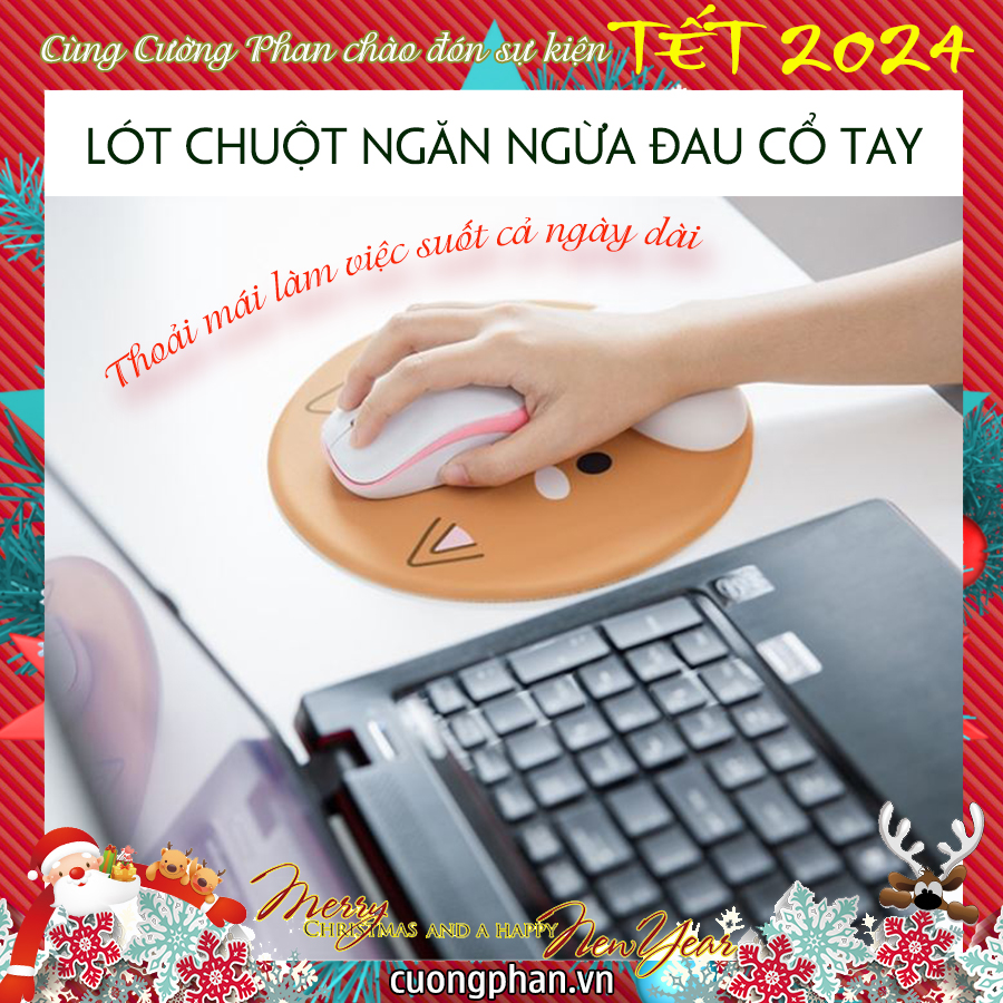 Bộ đệm kê tay kèm lót chuột elecom mp-an01, ngăn ngừa chấn thương cổ tay
