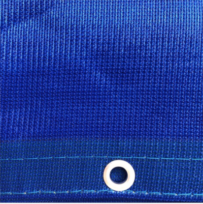 KHỔ NGANG 2Met LƯỚI MÀU XANH DƯƠNG CHE NẮNG, CHE LAN  MAY VIỀN ĐÓNG KHOEN