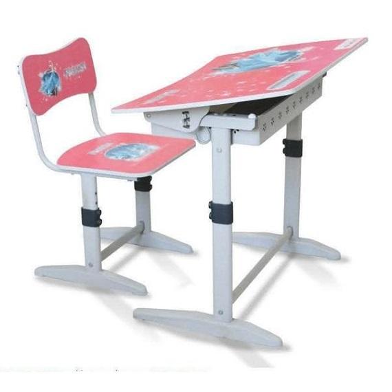 Bộ bàn ghế học sinh tiểu học xuân hòa bhs-14-07 màu hồng