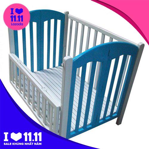 Giường cũi trẻ em 2 tầng cỡ trung , giường cho bé, cũi trẻ em, cui tre em, nôi cho bé, nôi trẻ em, noi tre em, giuong ngu cho be, giuong cui gia re, cui go cho be, cũi gỗ cho bé - Babimart HN